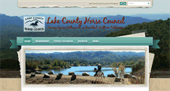Desktop Screenshot of lakecountyhorsecouncil.com